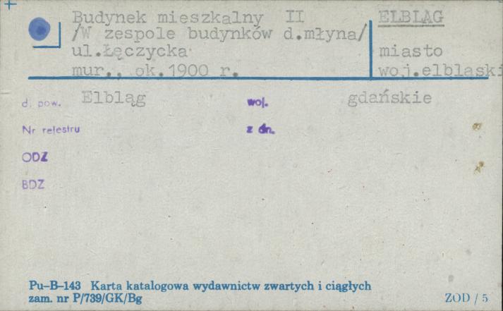 budynek mieszkalny II /w zespole budynków d. młyna/, skan 1