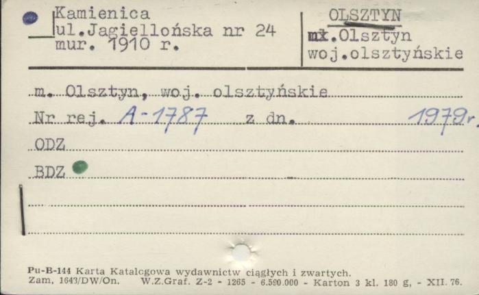 kamienica, skan 1