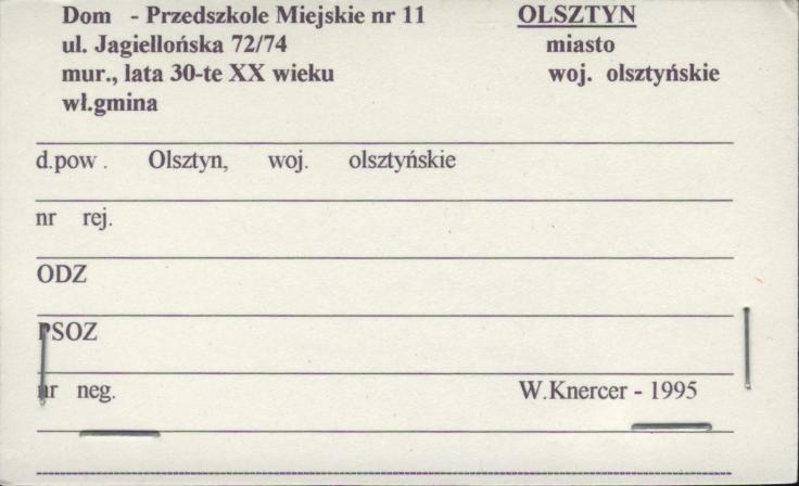 dom - przedszkole miejskie nr 11, skan 1