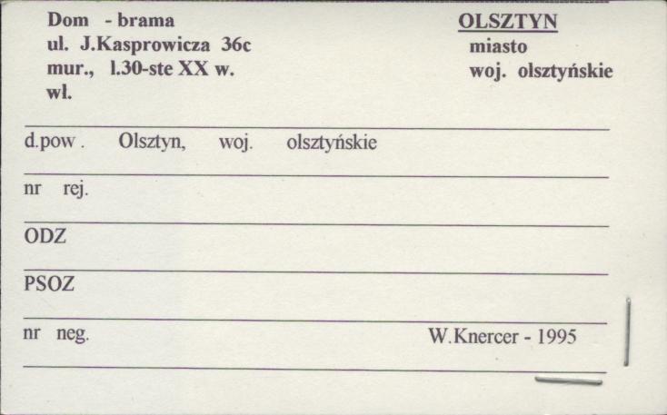 dom - brama, skan 1