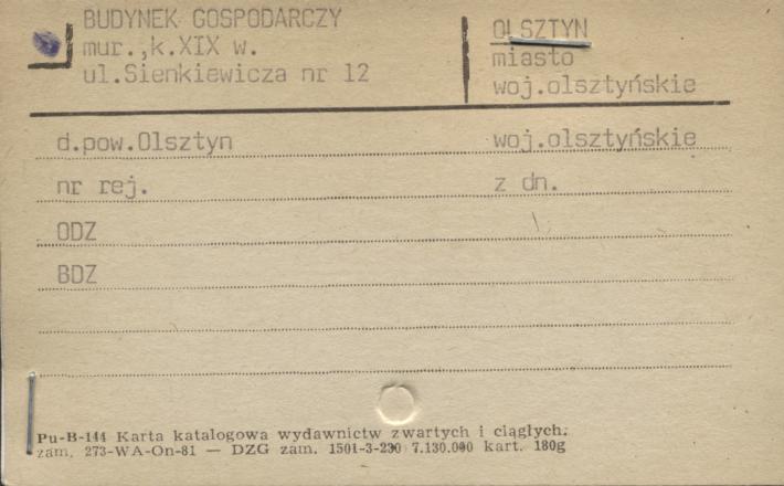 budynek gospodarczy, skan 1