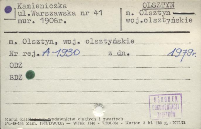 kamieniczka, skan 1