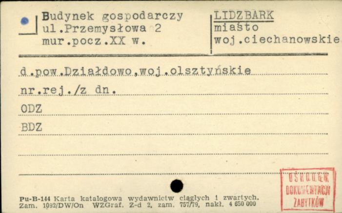 budynek gospodarczy, skan 1