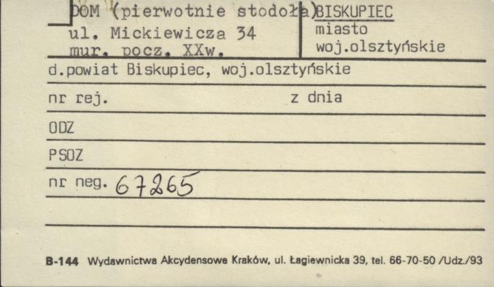 dom, pierwotnie stodoła, skan 1