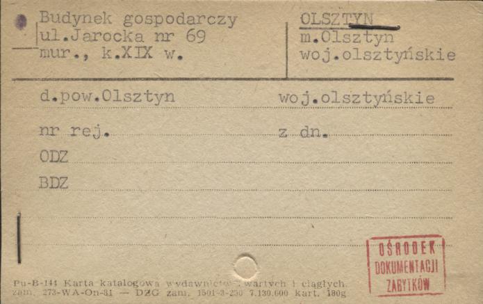 budynek gospodarczy, skan 1