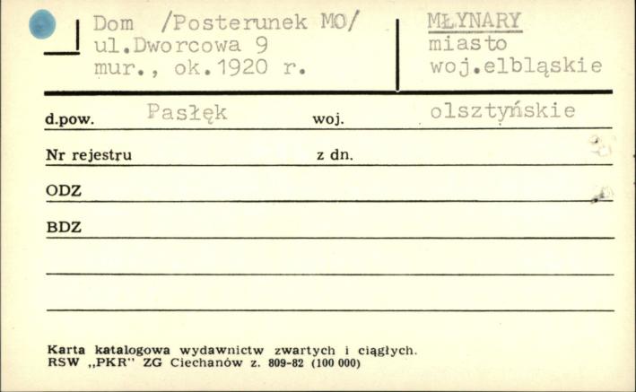dom /posterunek MO/, skan 1