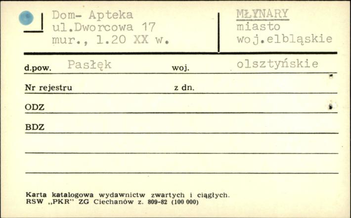 dom - apteka, skan 1