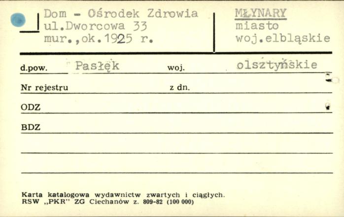 dom - ośrodek zdrowia, skan 1