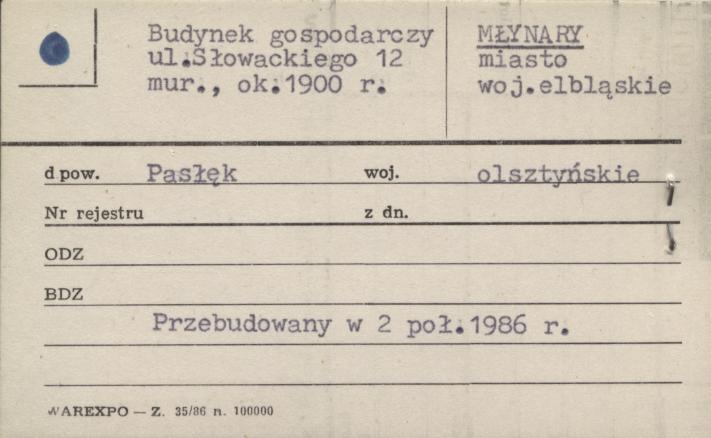 budynek gospodarczy, skan 1