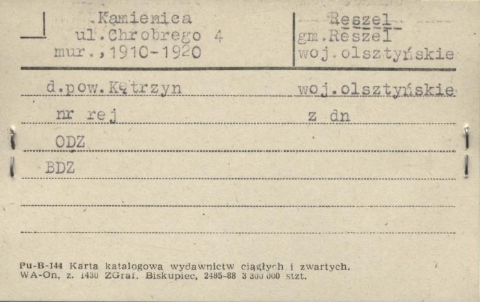 kamienica, skan 1