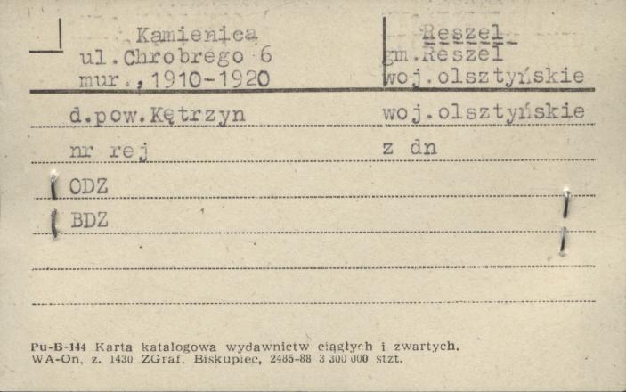 kamienica, skan 1