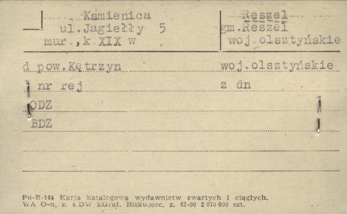 kamienica, skan 1