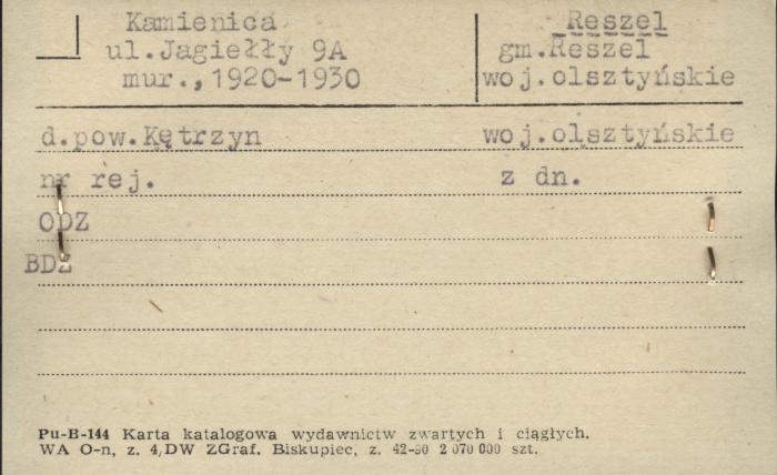 kamienica, skan 1