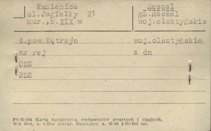 kamienica, skan 1