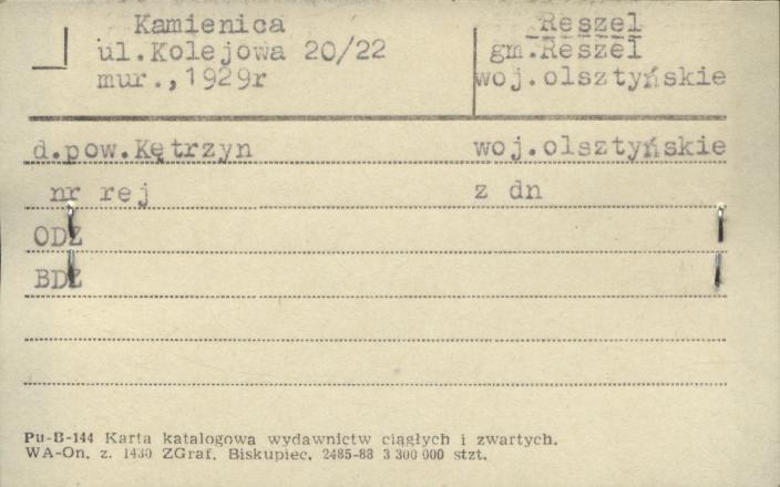 kamienica, skan 1