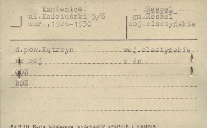 kamienica, skan 1
