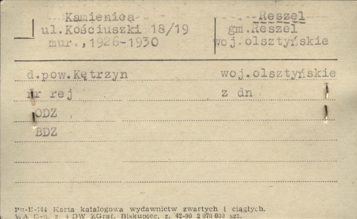 kamienica, skan 1