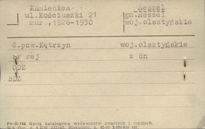 kamienica, skan 1