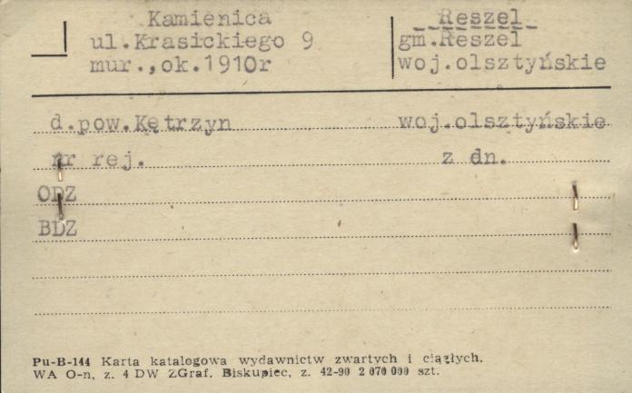 kamienica, skan 1