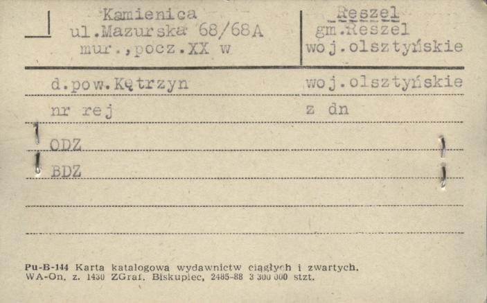 kamienica, skan 1