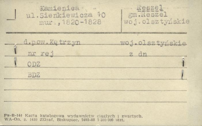 kamienica, skan 1