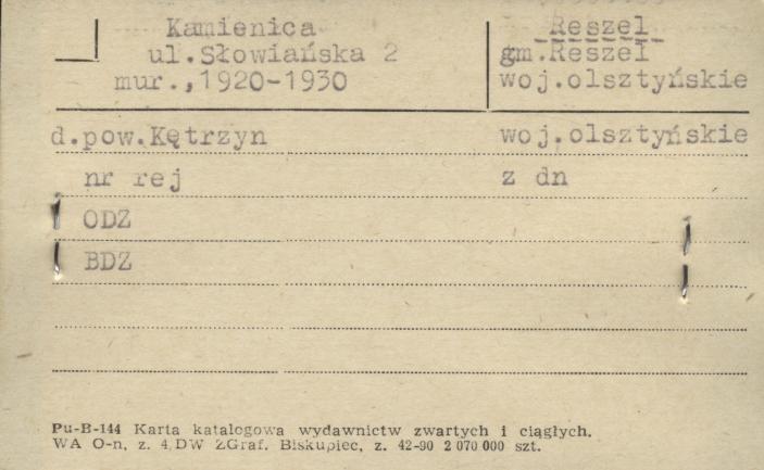 kamienica, skan 1