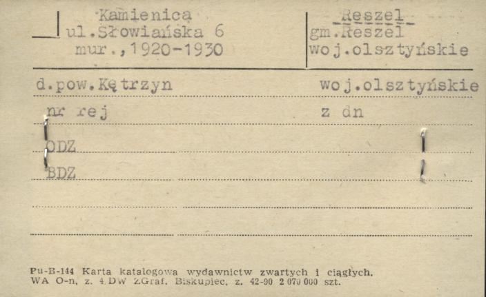 kamienica, skan 1