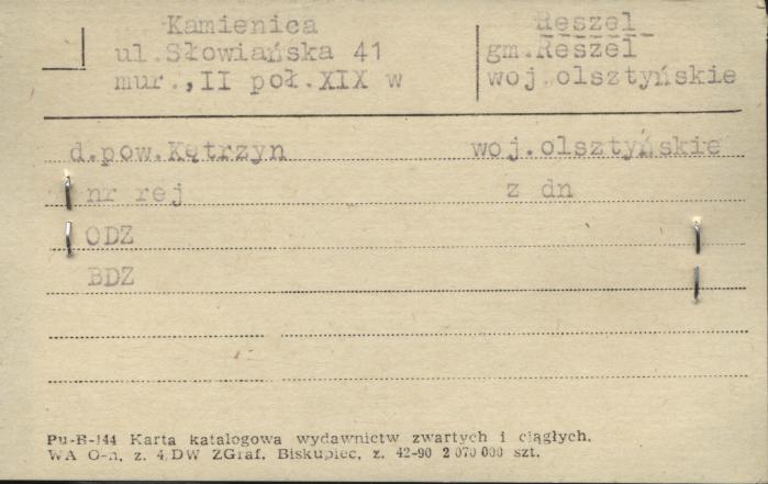 kamienica, skan 1