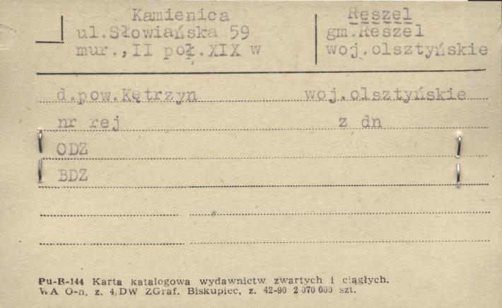kamienica, skan 1