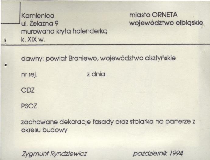 kamienica mieszczańska, skan 3
