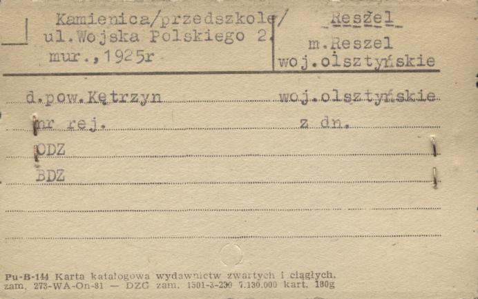 kamienica (przedszkole), skan 1