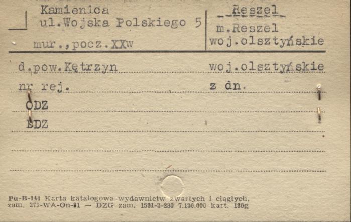 kamienica, skan 1