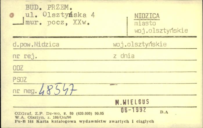 budynek przemysłowy, skan 1