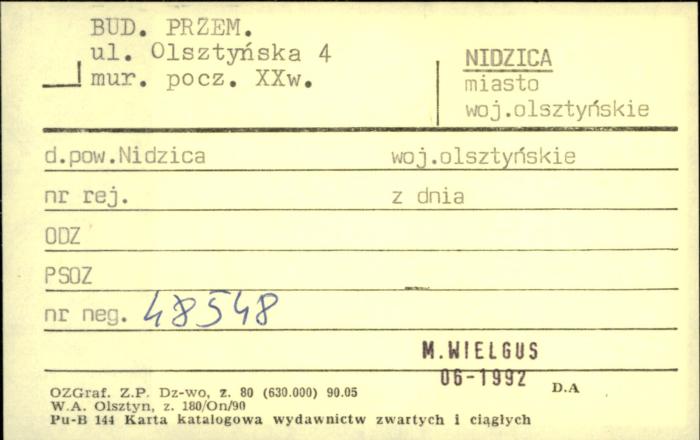 budynek przemysłowy, skan 1