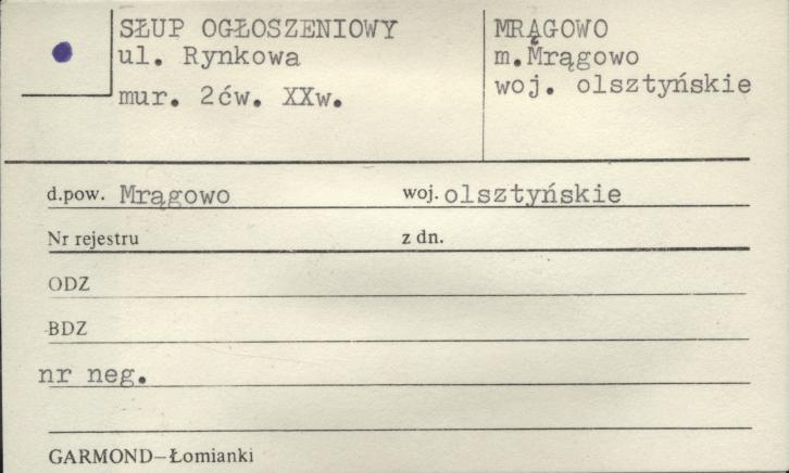 słup ogłoszeniowy, skan 1