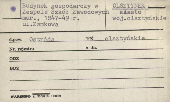 budynek gospodarczy w zespole szkół zawodowych, skan 1