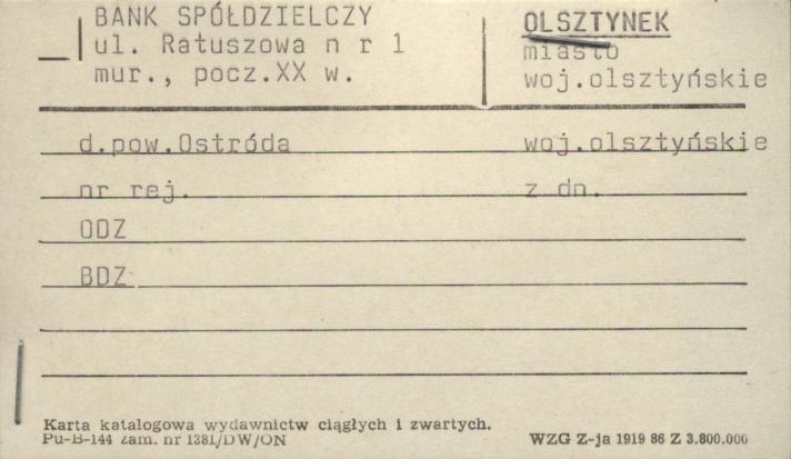 Bank Spółdzielczy, skan 1