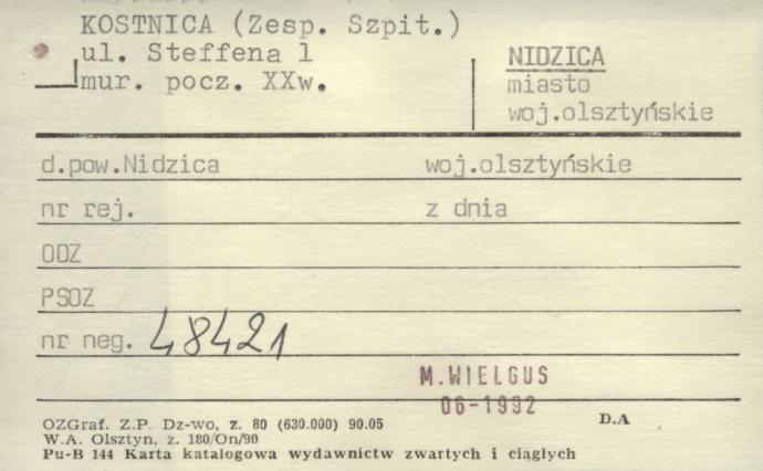 kostnica (Zesp. Szpit.), skan 1