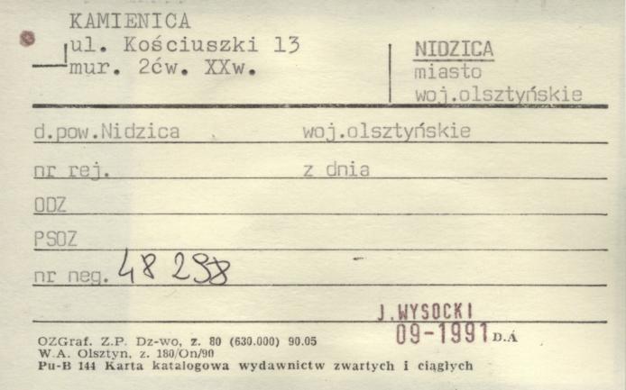 kamienica, skan 1