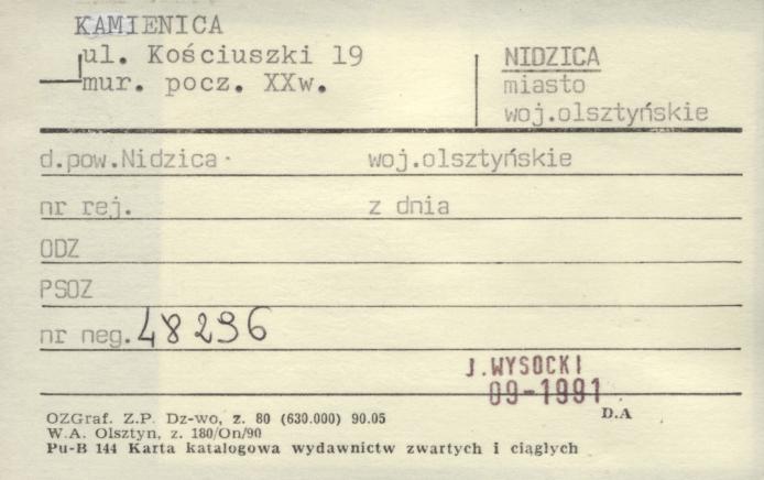kamienica, skan 1