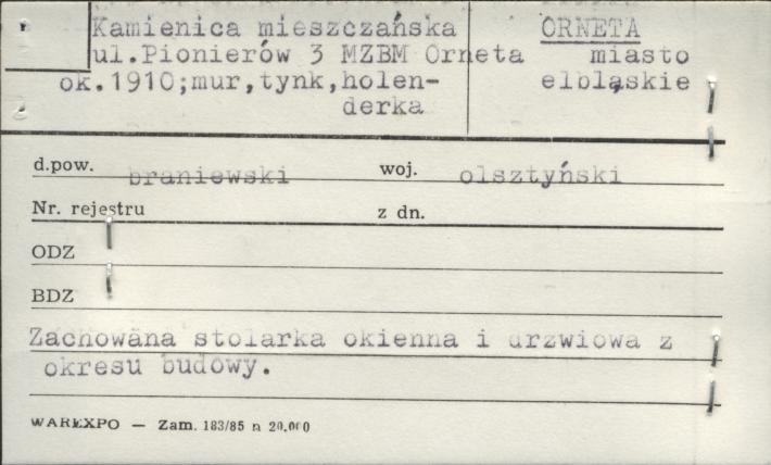 kamienica, skan 1