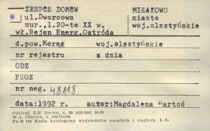 zespół domów, skan 1