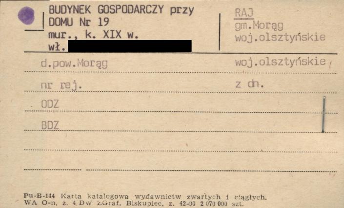 budynek gospodarczy przy domu, skan 1