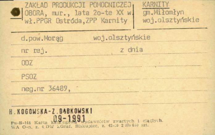 zakład produkcji pomocniczej, obora, skan 1
