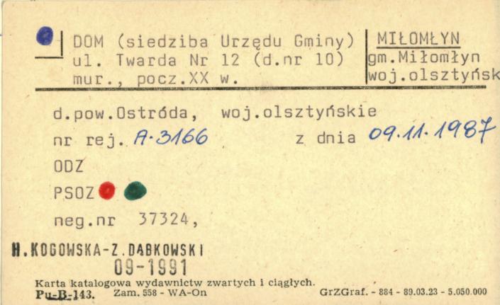 dom (siedziba Urzędu Gminy), skan 1