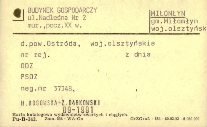 budynek gospodarczy, skan 1