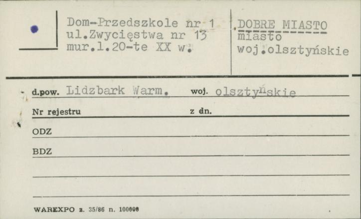 dom - przedszkole nr 1, skan 1