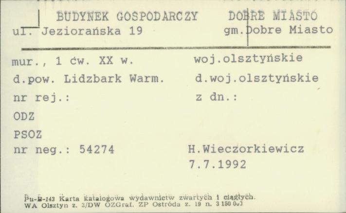budynek gospodarczy, skan 1