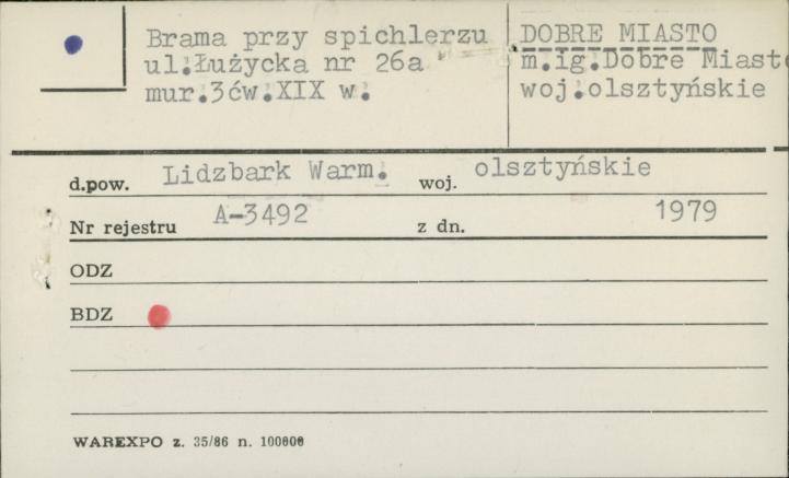 brama przy spichlerzu, skan 1