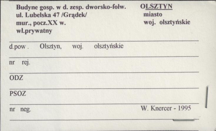 budynek gospodarczy w zespole dworsko-folwarcznym, skan 1